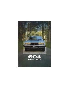 1980 PEUGEOT 604 BROCHURE NEDERLANDS