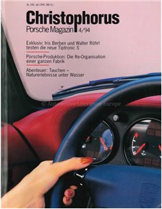 1994 PORSCHE CHRISTOPHORUS MAGAZIN 249 DEUTSCH