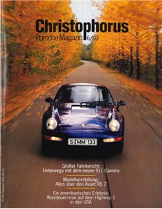 1993 PORSCHE CHRISTOPHORUS MAGAZINE 245 GERMAN