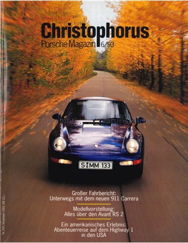 1993 PORSCHE CHRISTOPHORUS MAGAZINE 245 DUITS