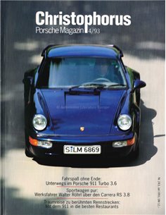 1993 PORSCHE CHRISTOPHORUS MAGAZINE 243 DUITS