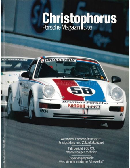 1993 PORSCHE CHRISTOPHORUS MAGAZINE 240 DUITS