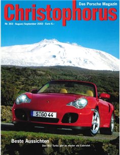 2003 PORSCHE CHRISTOPHORUS MAGAZIN 303 DEUTSCH