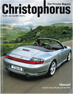 2003 PORSCHE CHRISTOPHORUS MAGAZINE 302 GERMAN
