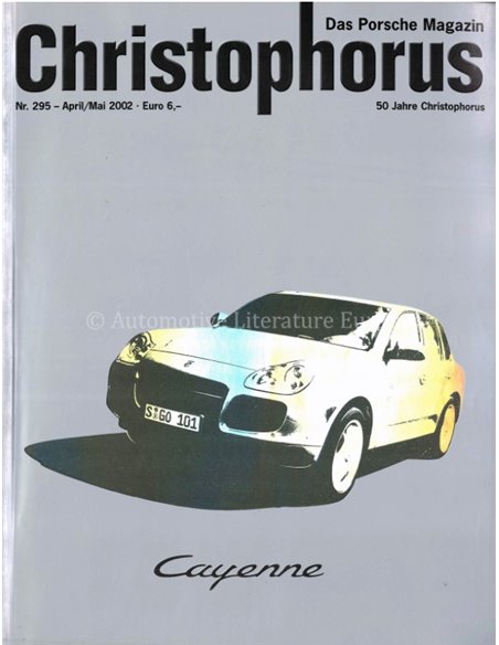 2002 PORSCHE CHRISTOPHORUS MAGAZINE 295 GERMAN