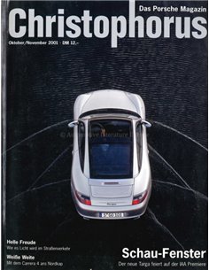 2001 PORSCHE CHRISTOPHORUS MAGAZINE 292 DUITS