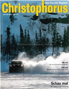 2001 PORSCHE CHRISTOPHORUS MAGAZINE 290 DUITS