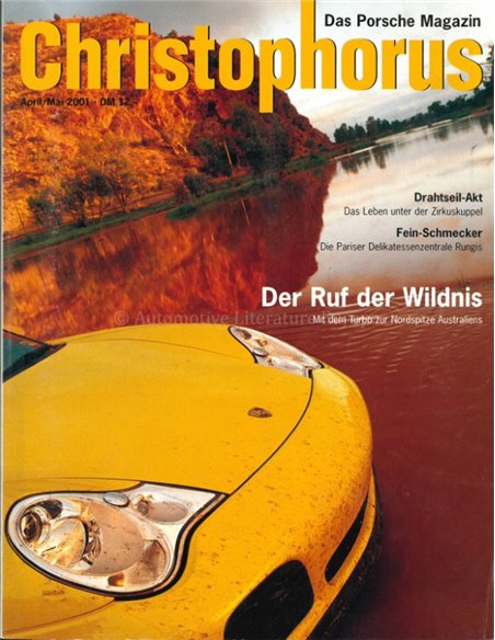 2001 PORSCHE CHRISTOPHORUS MAGAZINE 289 DUITS
