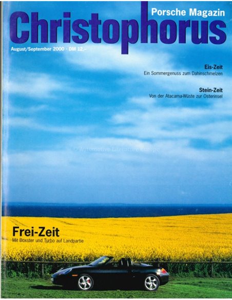 2000 PORSCHE CHRISTOPHORUS MAGAZINE 285 DUITS