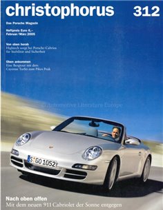 2005 PORSCHE CHRISTOPHORUS MAGAZIN 312 DEUTSCH