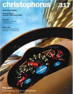 2006 PORSCHE CHRISTOPHORUS MAGAZINE 317 GERMAN