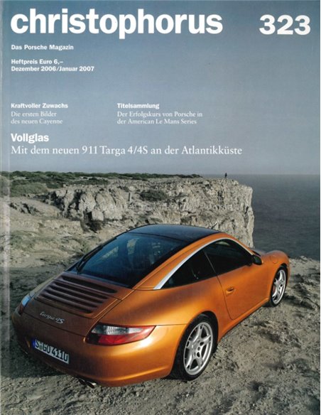 2007 PORSCHE CHRISTOPHORUS MAGAZINE 323 GERMAN