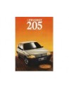 1988 PEUGEOT 205 BROCHURE NEDERLANDS