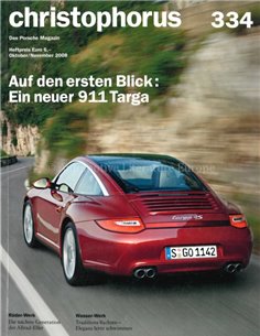 2008 PORSCHE CHRISTOPHORUS MAGAZIN 334 DEUTSCH