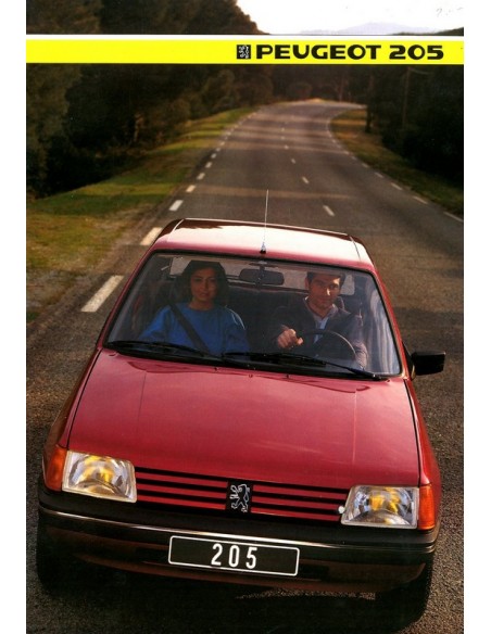 1985 PEUGEOT 205 BROCHURE NEDERLANDS