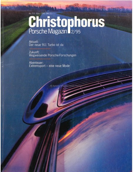 1995 PORSCHE CHRISTOPHORUS MAGAZINE 253 GERMAN