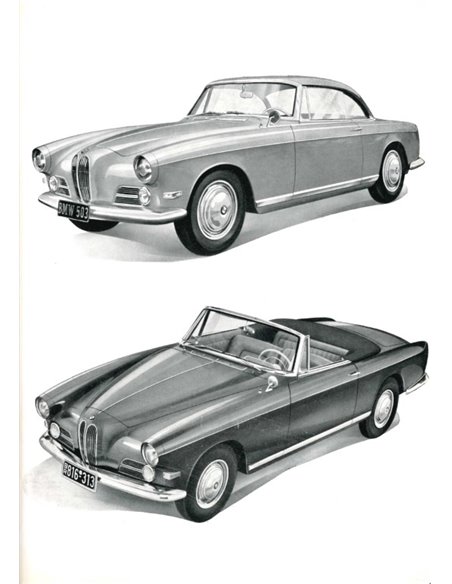 1957 BMW 503 COUPE CABRIOLET V8 BETRIEBSANLEITUNG DEUTSCH