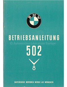 1955 BMW 502 V8 BETRIEBSANLEITUNG DEUTSCH