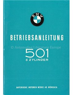 1957 BMW 501 V6 BETRIEBSANLEITUNG DEUTSCH