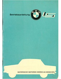 1963 BMW LS INSTRUCTIEBOEKJE DUITS