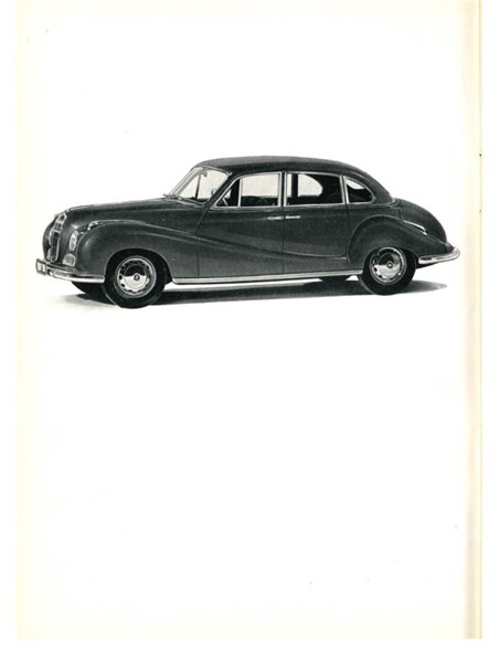 1955 BMW 501 INSTRUCTIEBOEKJE DUITS