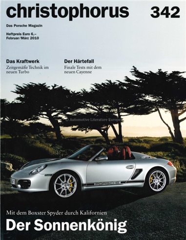 2010 PORSCHE CHRISTOPHORUS MAGAZINE 342 GERMAN