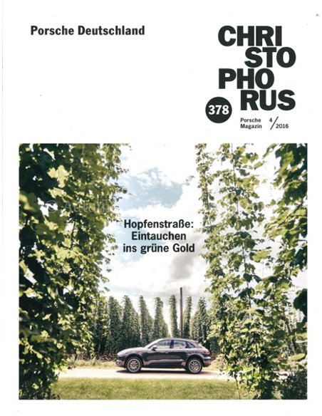 2016 PORSCHE CHRISTOPHORUS MAGAZINE 378 DUITS