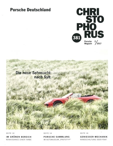 2017 PORSCHE CHRISTOPHORUS MAGAZIN 381 DEUTSCH