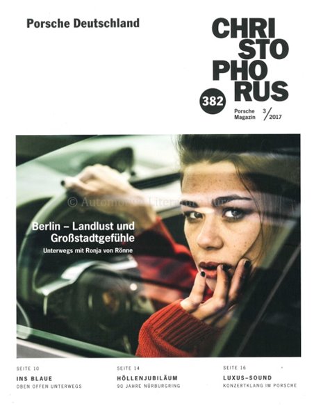 2017 PORSCHE CHRISTOPHORUS MAGAZINE 382 GERMAN