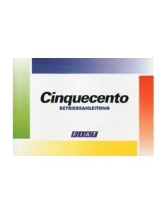 1995 FIAT CINQUECENTO INSTRUCTIEBOEKJE DUITS
