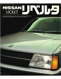 1986 NISSAN VIOLET BROCHURE JAPANS