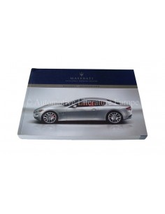 2008 MASERATI GRANTURISMO INSTRUCTIEBOEKJE ENGELS