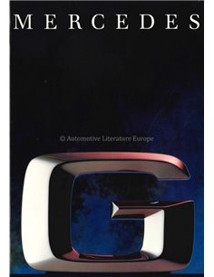1990 MERCEDES BENZ G WAGON BROCHURE DUITS
