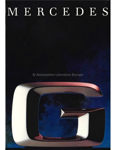 1990 MERCEDES BENZ G WAGON BROCHURE GERMAN