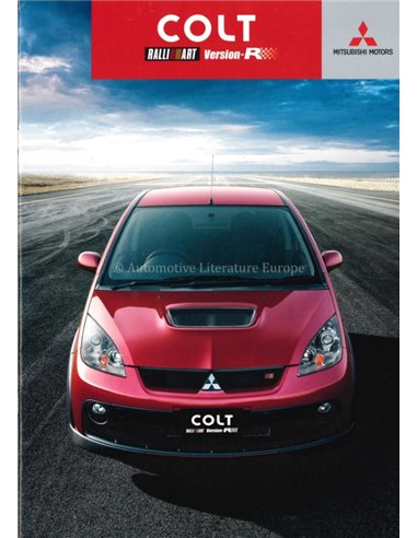 2006 MITSUBISHI COLT VERSION R BROCHURE JAPANS