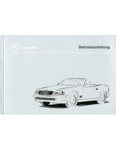 1995 MERCEDES BENZ SL KLASSE INSTRUCTIEBOEKJE DUITS