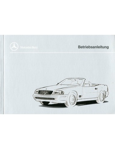 1995 MERCEDES BENZ SL KLASSE INSTRUCTIEBOEKJE DUITS