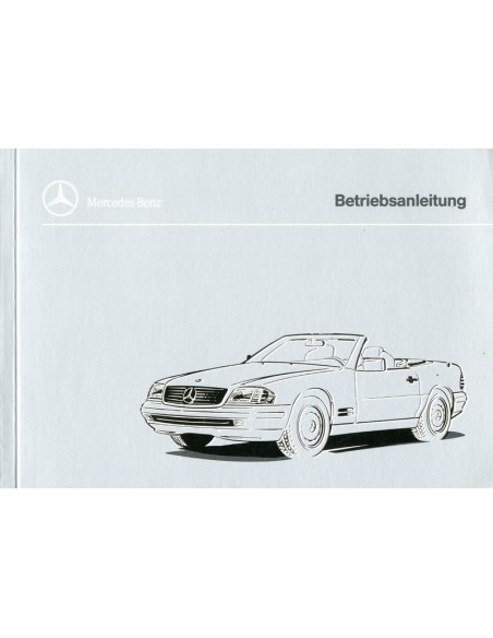 1995 MERCEDES BENZ SL KLASSE INSTRUCTIEBOEKJE DUITS