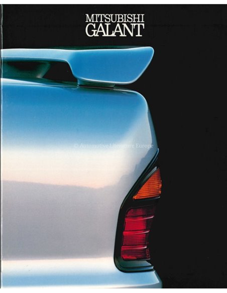 1990 MITSUBISHI GALANT BROCHURE ENGELS (USA)