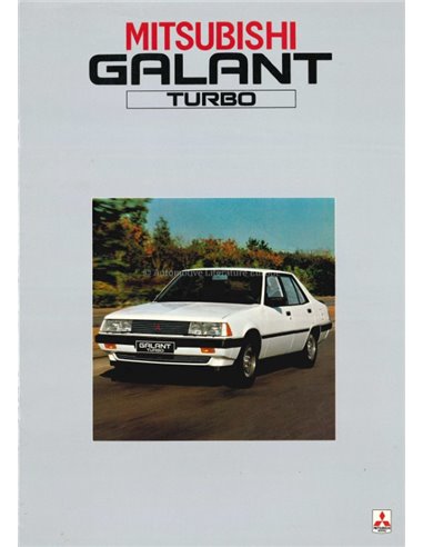 1982 MITSUBISHI GALANT TURBO BROCHURE NEDERLANDS