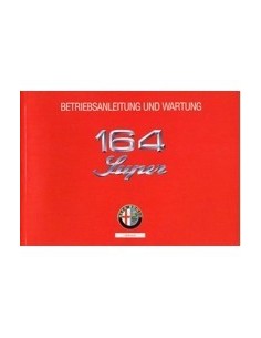 1992 ALFA ROMEO 164 SUPER INSTRUCTIEBOEKJE DUITS