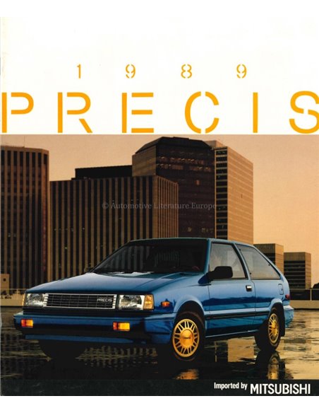 1989 MITSUBISHI PRECIS BROCHURE ENGLISH (US)