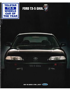 1993 FORD TELSTAR TX-5 GHIA PROSPEKT ENGLISCH