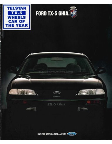 1993 FORD TELSTAR TX-5 GHIA PROSPEKT ENGLISCH