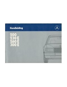 1986 MERCEDES BENZ E KLASSE INSTRUCTIEBOEKJE NEDERLANDS