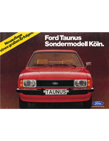 1978 FORD TRANUS KÖLN PROSPEKT DEUTSCH