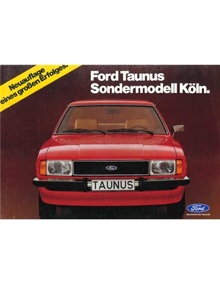 1978 FORD TRANUS KÖLN BROCHURE GERMAN