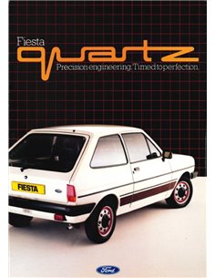 1979 FORD FIESTA QUARTZ BROCHURE ENGLISH