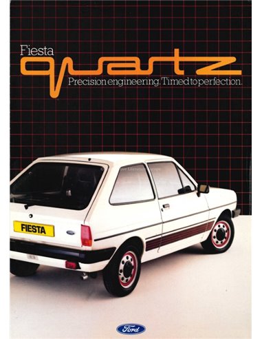 1979 FORD FIESTA QUARTZ BROCHURE ENGELS