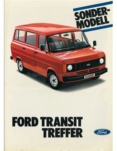 1982 FORD TRANSIT TREFFER BROCHURE DUITS